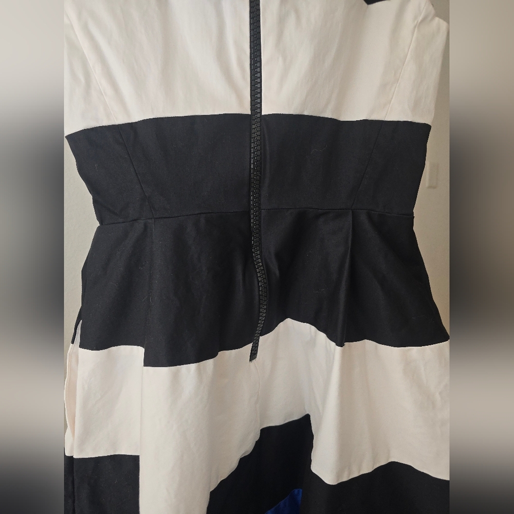 Kate Spade Corley Stretch Cotten Striped Dress - Picture 6 of 7